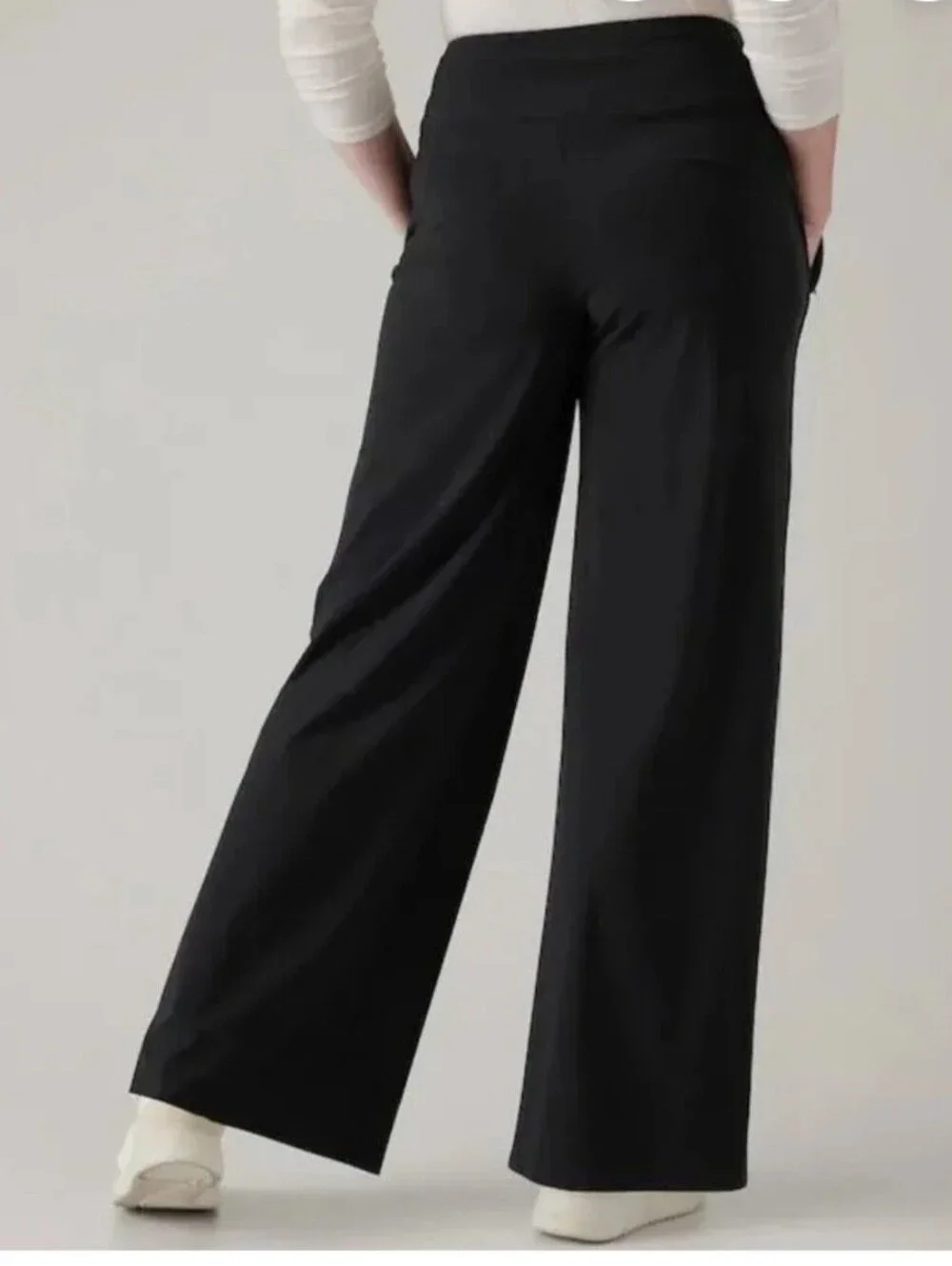 Athleta Cosmic Black Pants SIZE 8 - Picture 3 of 8